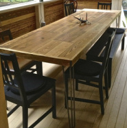 Reclaimed lumber table by J.J. Johnson :: 